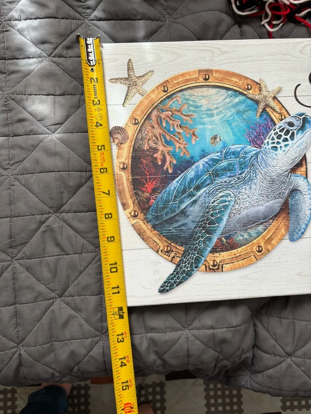 Turtle 🐢 canvas “today I choose joy “ James 1:2